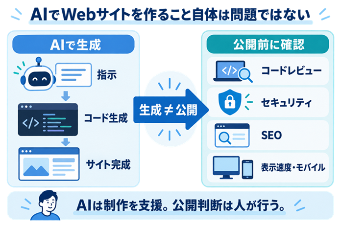 正常に動作するWebサイトと安全性を確認したWebサイトの違い